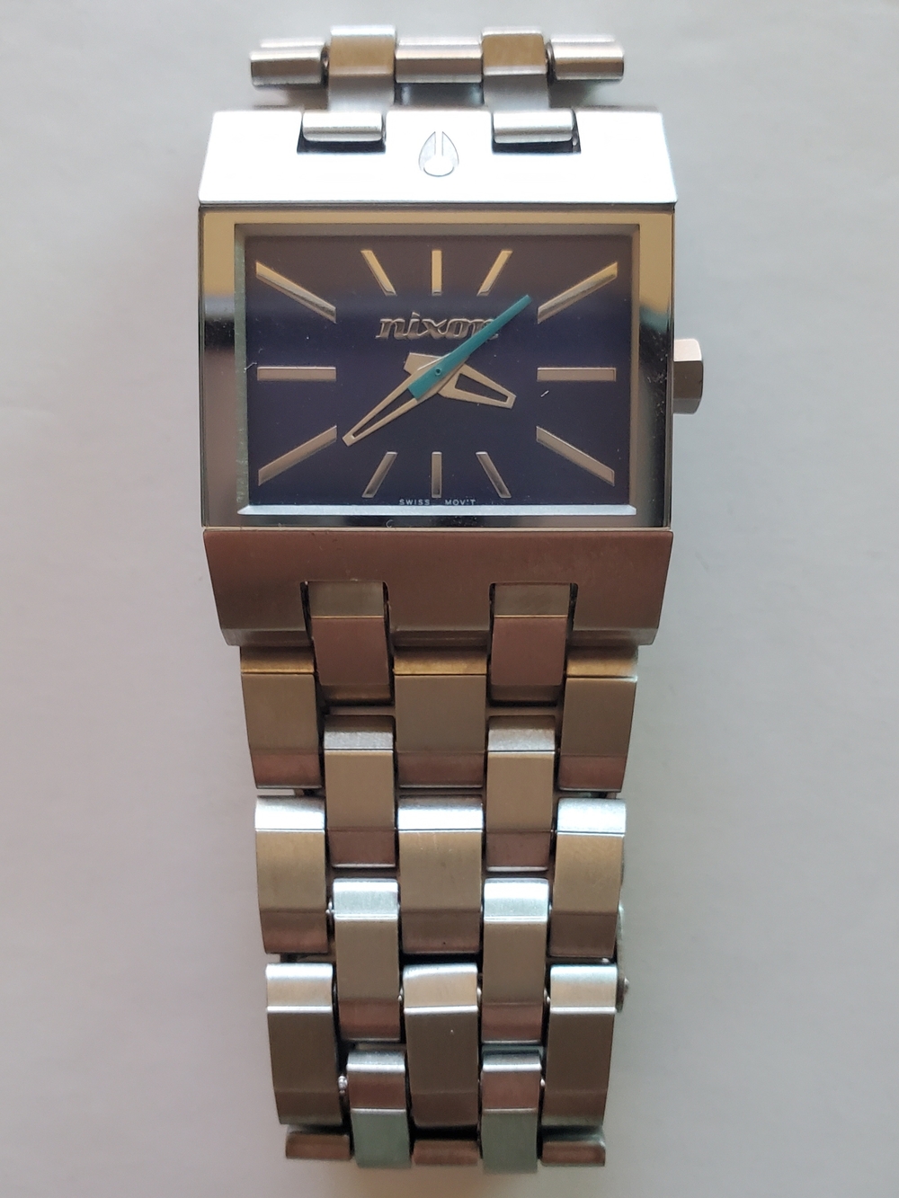 Nixon, The Small Ticket, "Thin to Win," S S. Square Watch, Swiss Movement, NEW!!